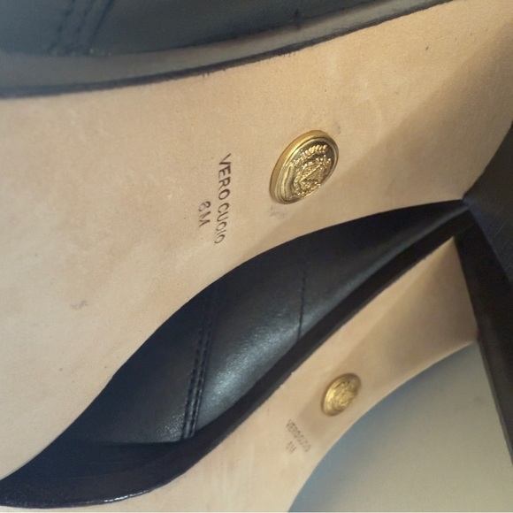 VERONICA BEARD Mabel Black leather knee high boots NEW Size: 6M - Picture 8 of 8